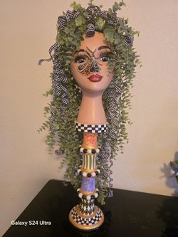 Gorgeous Art Deco Butterfly On Her Nose