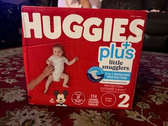 Huggies Plus Little Snugglers Size 2 Diapers