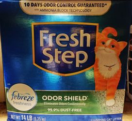 Brand New Fresh Step Kitty Litter. 14lbs. Each Box. 
