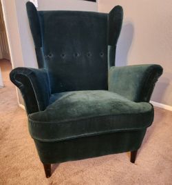 IKEA Green Velvet Chair
