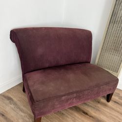 Loveseat Sofachair Chaise Purple Maroon