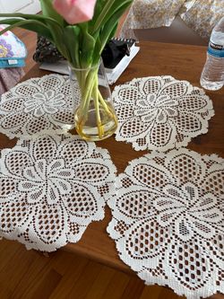 set of doilies