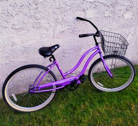 Women's micargi 26" Beach Cruiser bike bicicleta basket