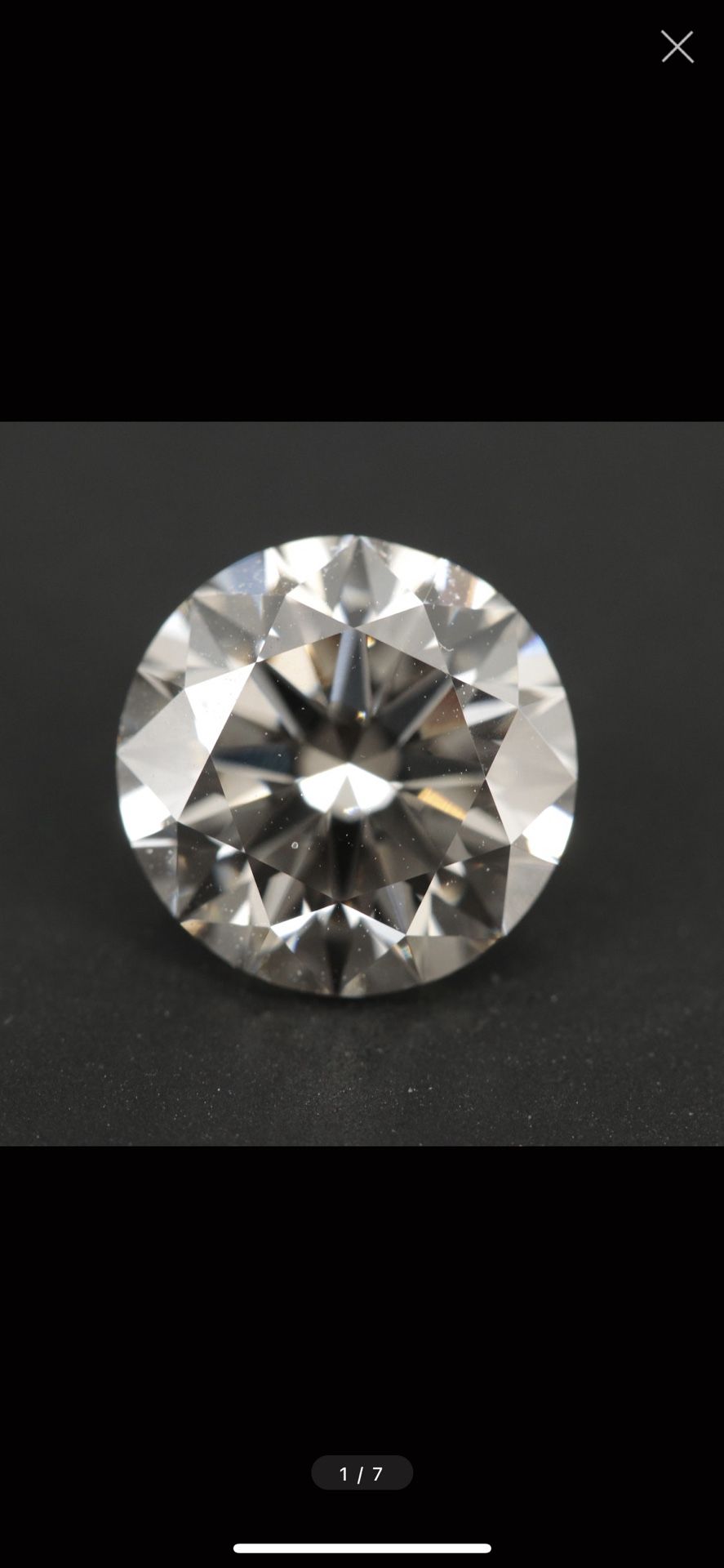 3.02 CT Lab Grown Round Brilliant Cut Diamond 