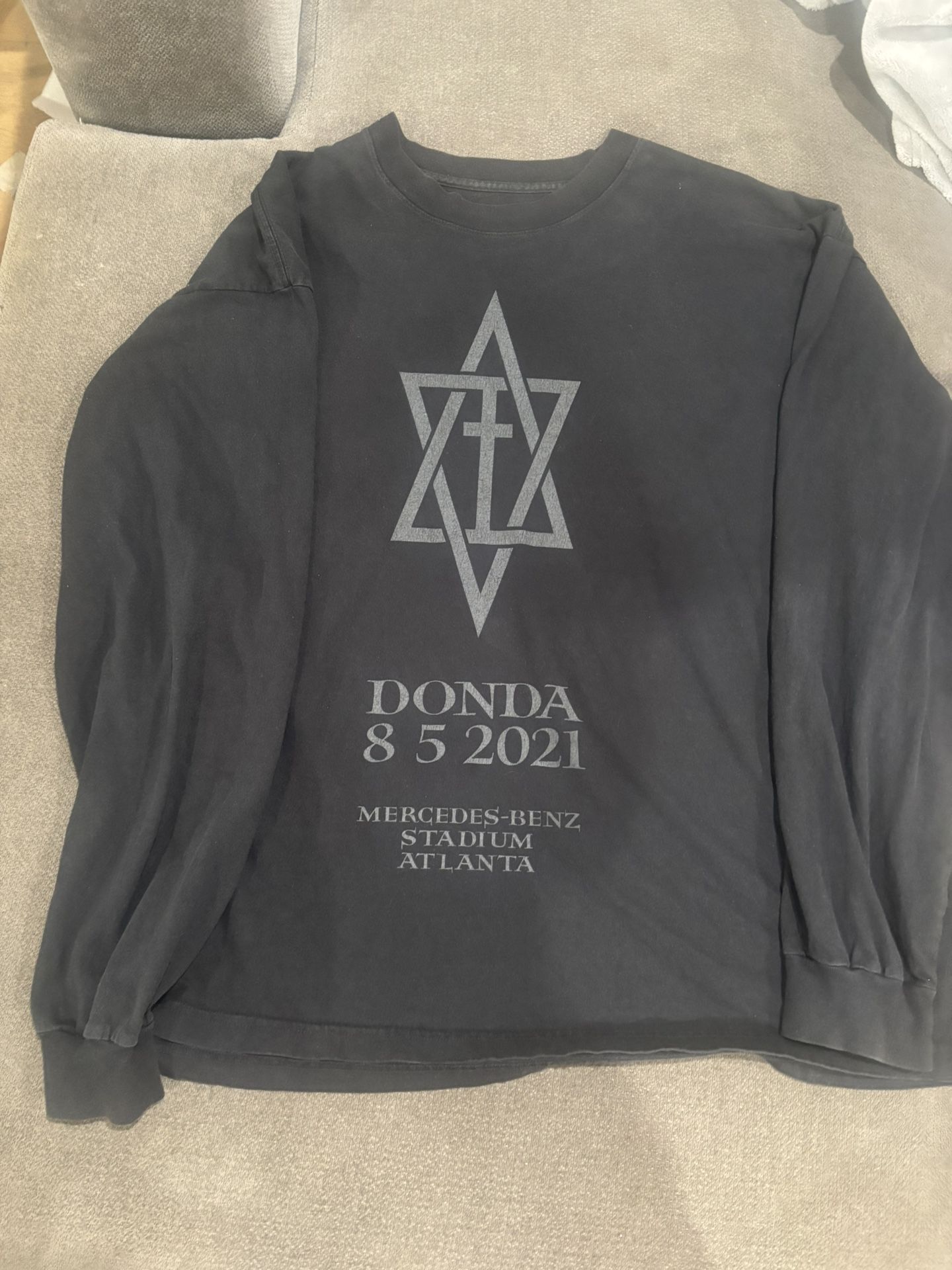 KANYE WEST DONDA ATLANTA LISTENING PARTY MERCH LONG SLEEVE SHIRT 