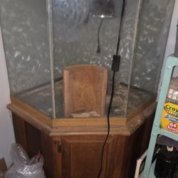 Reptile  Tank With Wood Stand 