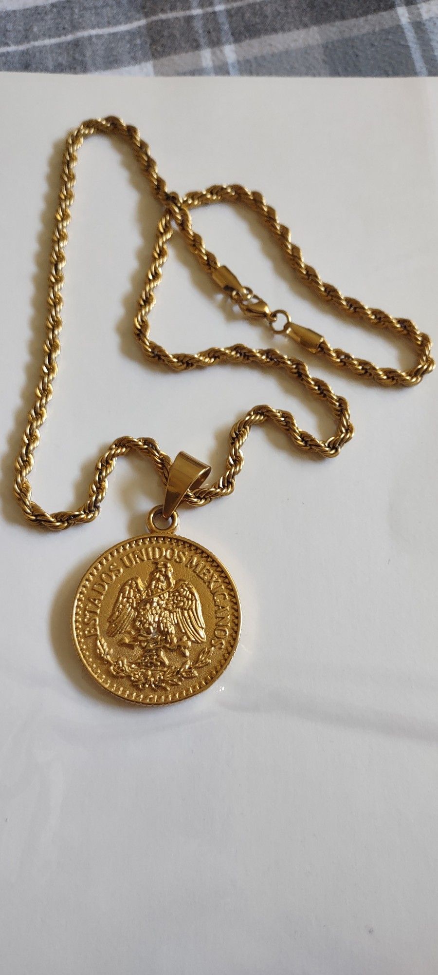 Gold Mexican Centenario Copy