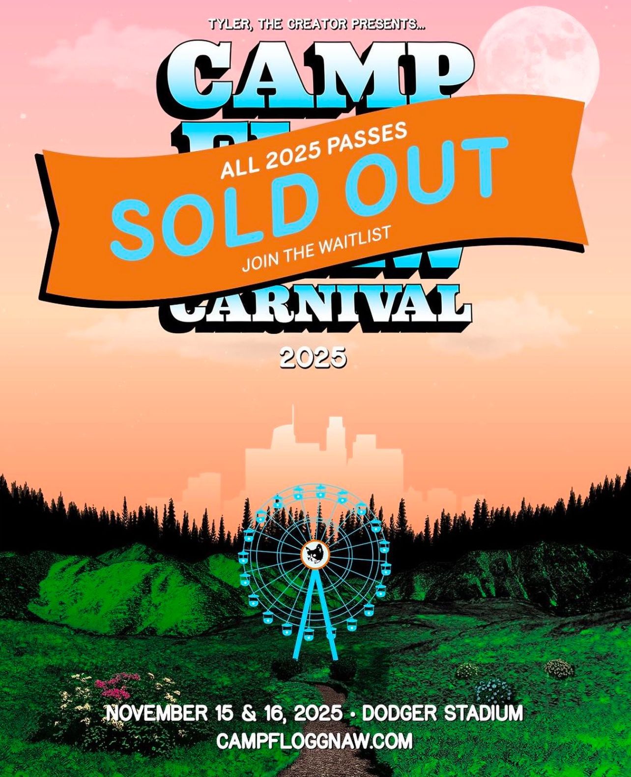 2 GA Camp Flog Gnaw Tickets/Wristbands