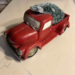Red Christmas Truck