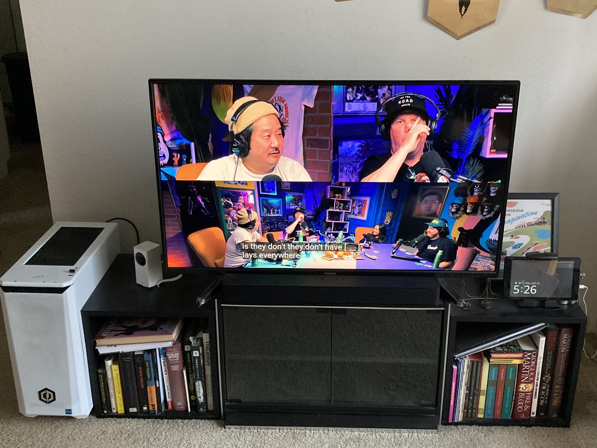 Two 43” Flat Screen TVs 1080p 60Hz Toshiba 43L420U Changhong