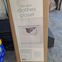 60" Assemble Yourself, Clothes Closet NEW