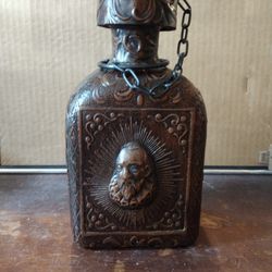 Leather Wrapped Whiskey Bottle 