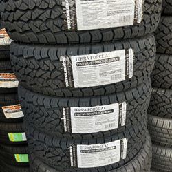 215/75/15 Royal Black  New Tires Set Of 4 Installed And Balanced Set De 4 Llantas Nuevas Instaladas Y Balanceadas