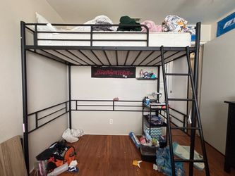 BLACK LOFT BED