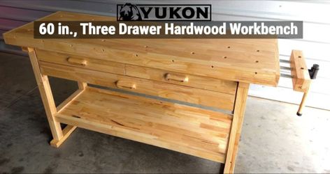 Heavy Duty Wooden Workbench