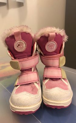 Timberland snow boots for toddler girl, size 7.5
