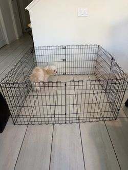 Puppy folding playpen
