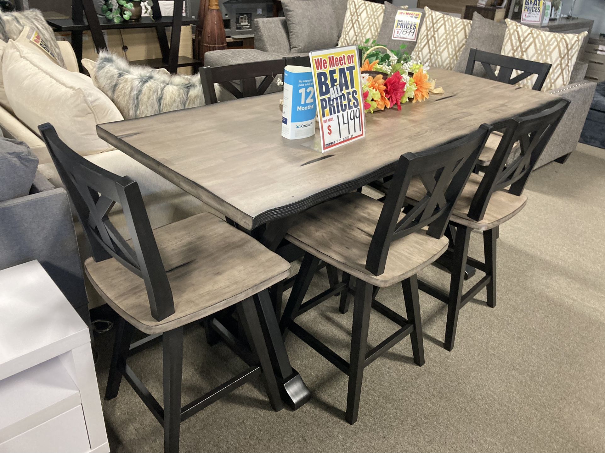 $1499 7Pc Dining Set ✨🔥 Easy Purchase Available ✅