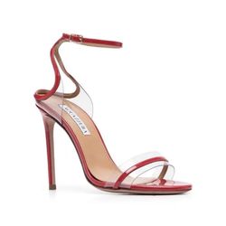 Aquazurra Red Patent Leather Heels Size 40