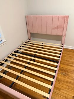 Full Size Pink Bed Frame