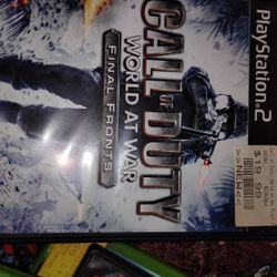 Call Of Duty Word At War Ps2