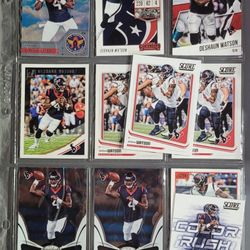 🏈 11 Card (8 Different) QB Deshaun Watson Cards