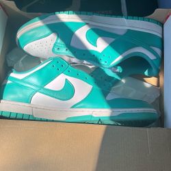 Teal Dunks Sz12
