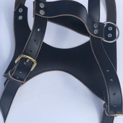 Dogs Harness Real Leather 
