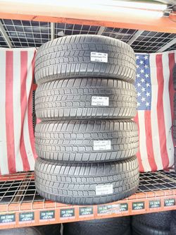 ✅ 4 NICE USED TIRES 265/60R18 MICHELIN DEFENDER LTX MS ALL SEASON TOURING SUV TRUCK USED TIRES 265 60 18