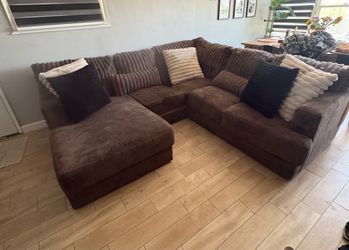 Brown Sectional