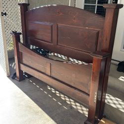 Wood Bed Frame Queen Free
