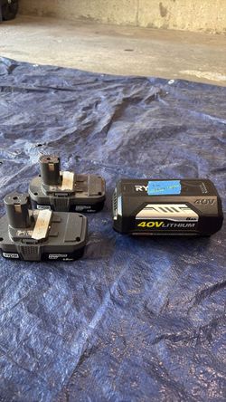 Ryobi batteries (not working)