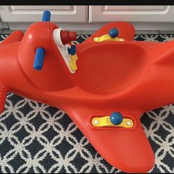 LITTLE TIKES Rocking AIRPLANE Playset Childsize Rocker 