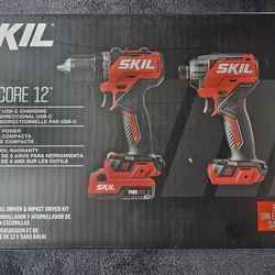 NEW SKIL 12-volt 2-Tool Brushless Power Tool Combo Kit (1-Battery and Charger )
