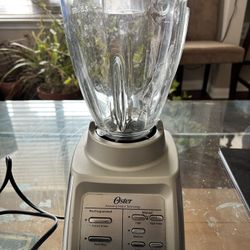 This is an Oster blender featuring Reversing Motor Technology and electronic pre-programmed settings. 