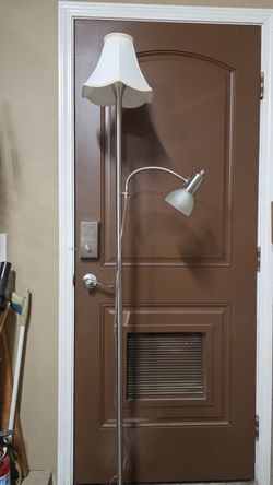 Floor Lamp with Reading Light Attachment
