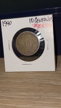 1940 10 centavos mexico
