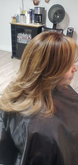 Balayage hair