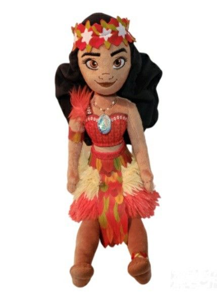 Disney Moana 17" plush Polynesian Princess Crown Ceremonial Chief