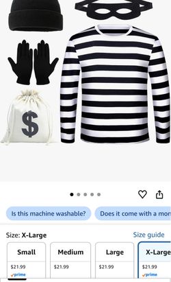 Men’s Robber Halloween Costume