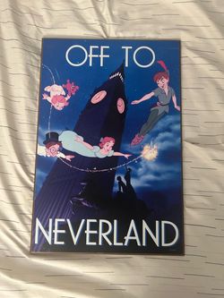 Disney Peter Pan Off to Neverland Poster