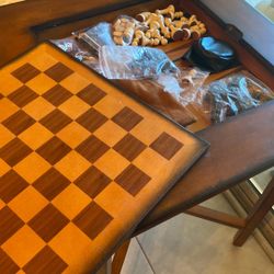 Hardwood Multi Game Table