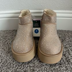 Wild Fable Rhinestone Platform Booties Women's Size 7