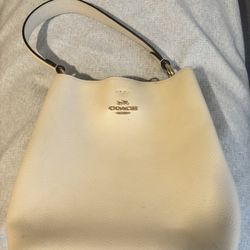 Coach Leather Bucket Bag
