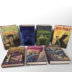 1st Edition Harry Potter Book Set Volumes 1-7 Hardcover