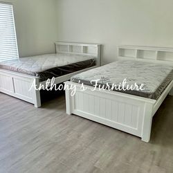 Full bed and mattress