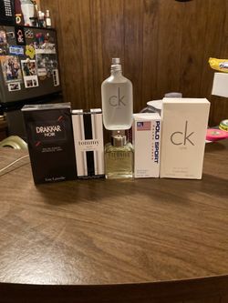 1980s/1990s Men's Fragrances Calvin Klein, Polo, Tommy Hilfiger, Drakkar Noir