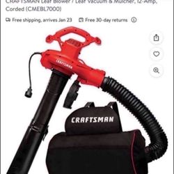 Craftsman  Leaf Blower Brand New $100