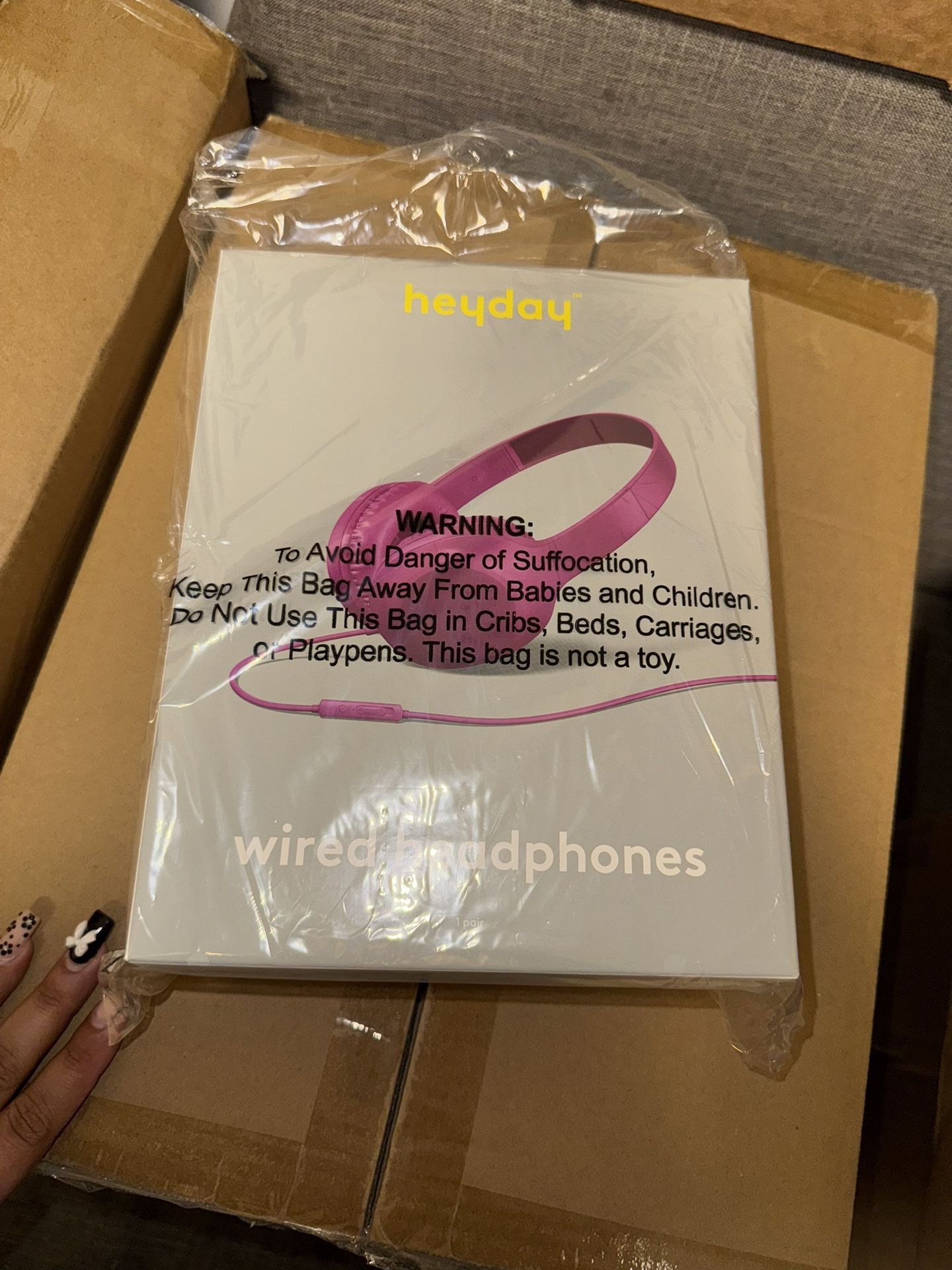 Headphone Neon Violet 