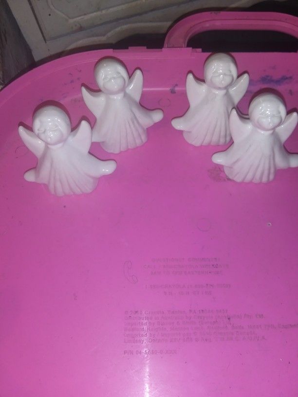 Vintage Made In Italy Thun Bolzano Bozen Set Of 4 Carolers